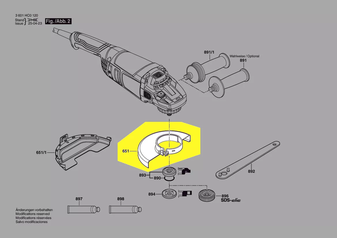 Capot de protection Ø180mm réf. 1 619 P15 622 BOSCH
